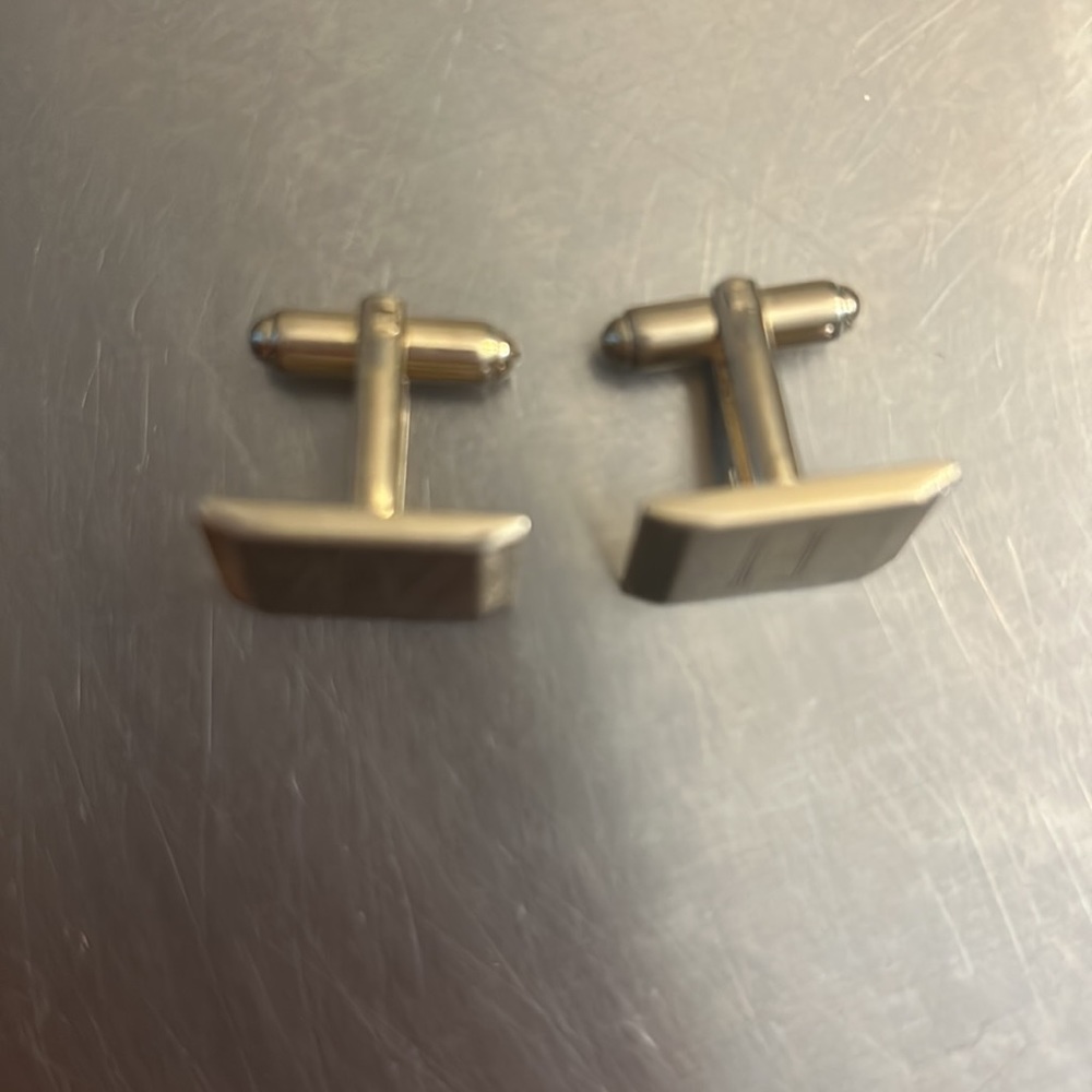 Tie Clip And Cuff Links Matching With Letter H Si… - image 6